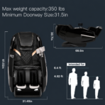 [Flagship] Kollecktiv 301 Luxury 5D Massage Chair Full Body 57" SL Track Yoga Stretching - Image 16