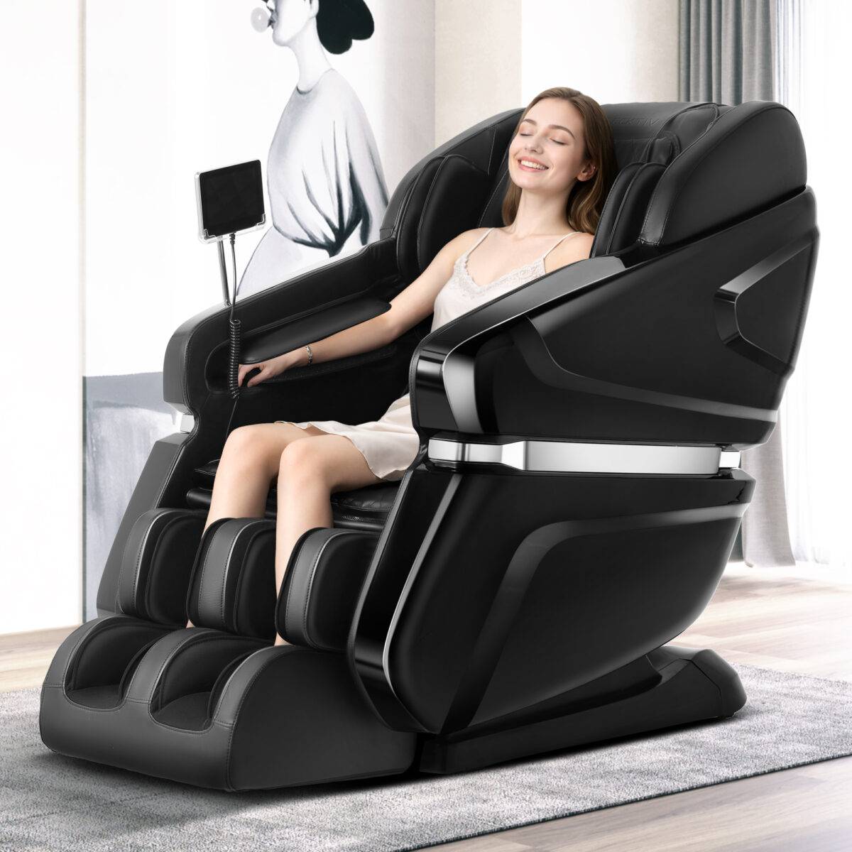 [Clearance] Kollecktiv 201 Zero Gravity 4D Massage Chair Full Body with Heat, AI Control, Body Scan and Footrest Extension - Image 1