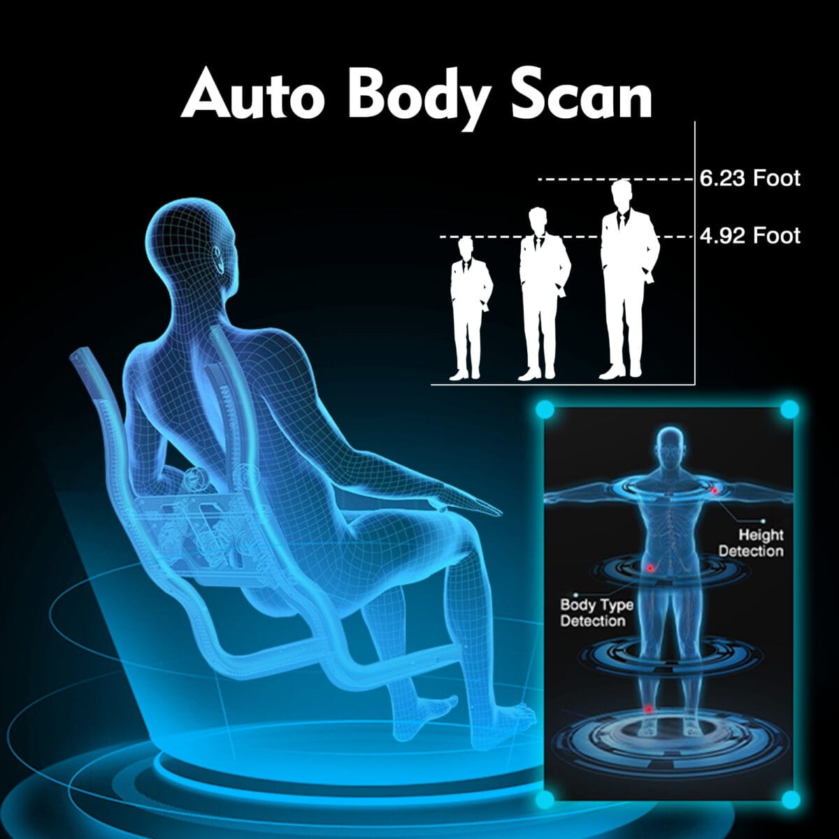 [Clearance] Kollecktiv 204 Heated 4D Massage Chair Full Body Zero Gravity - Image 10