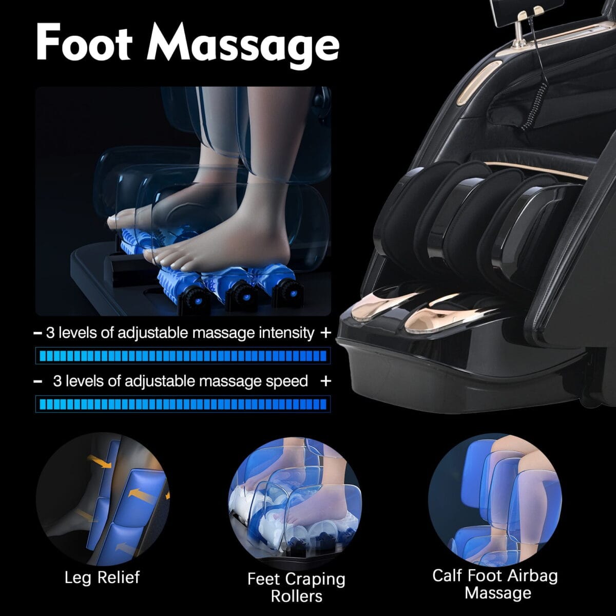 [Premium] Kollecktiv 202 Zero Gravity 4D Massage Chair Full Body - Image 8