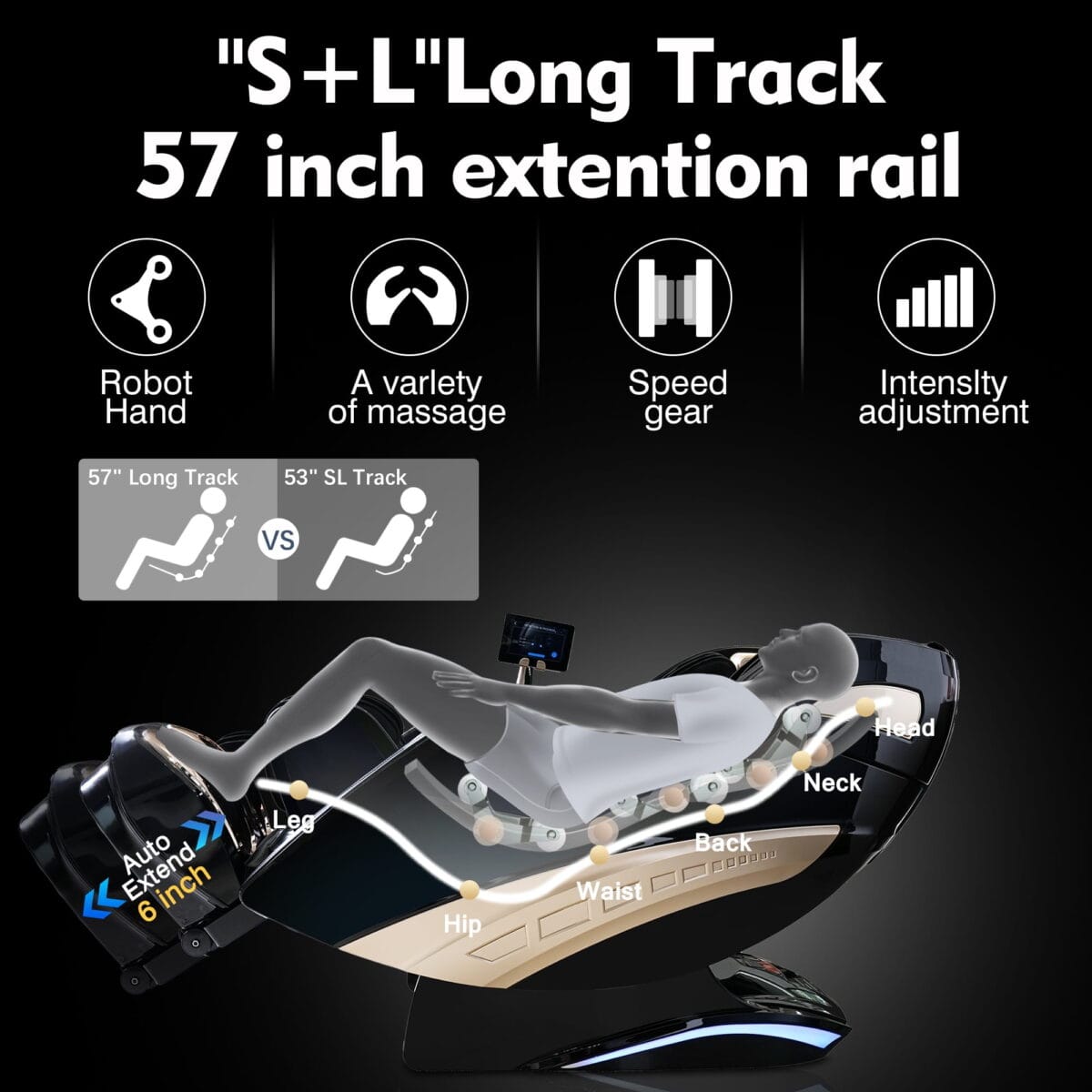[Premium] Kollecktiv 202 Zero Gravity 4D Massage Chair Full Body - Image 7