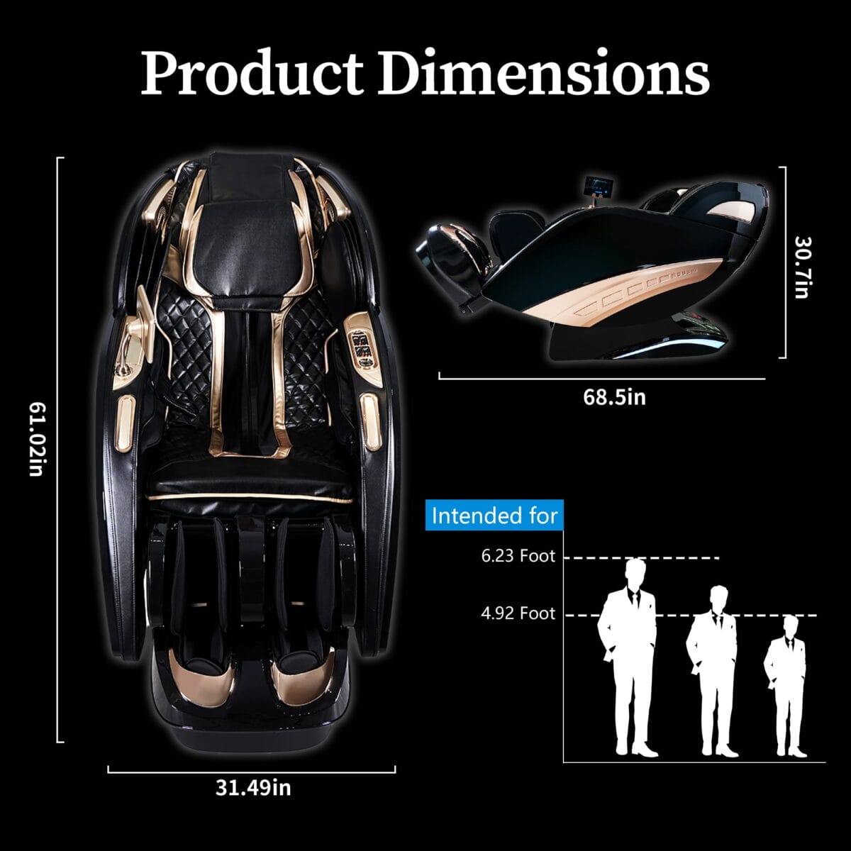[Premium] Kollecktiv 202 Zero Gravity 4D Massage Chair Full Body - Image 12