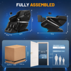 [Clearance] Kollecktiv 201 Zero Gravity 4D Massage Chair Full Body with Heat, AI Control, Body Scan and Footrest Extension - Image 11