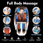 [Flash Deal] Kollecktiv 203 Royal 4D Full Body Massage Chair Zero Gravity White - Image 2