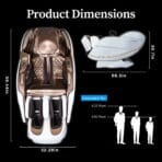 [Flash Deal] Kollecktiv 203 Royal 4D Full Body Massage Chair Zero Gravity White - Image 12