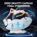 [Flash Deal] Kollecktiv 203 Royal 4D Full Body Massage Chair Zero Gravity White - Image 6