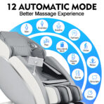 2025 Upgraded 4D Massage Chair Full Body Zero Gravity SL Track Shiatsu Stretching Relief, Back & Calf Heating, Install-free - Image 4