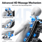 [Affordable] Kollecktiv 205w 4D Massage Chair Full Body Zero Gravity Stretching Voice Control - Image 7