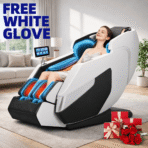 [Affordable] Kollecktiv 205w 4D Massage Chair Full Body Zero Gravity Stretching Voice Control