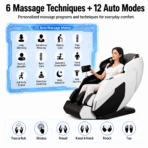 [Affordable] Kollecktiv 205w 4D Massage Chair Full Body Zero Gravity Stretching Voice Control - Image 6