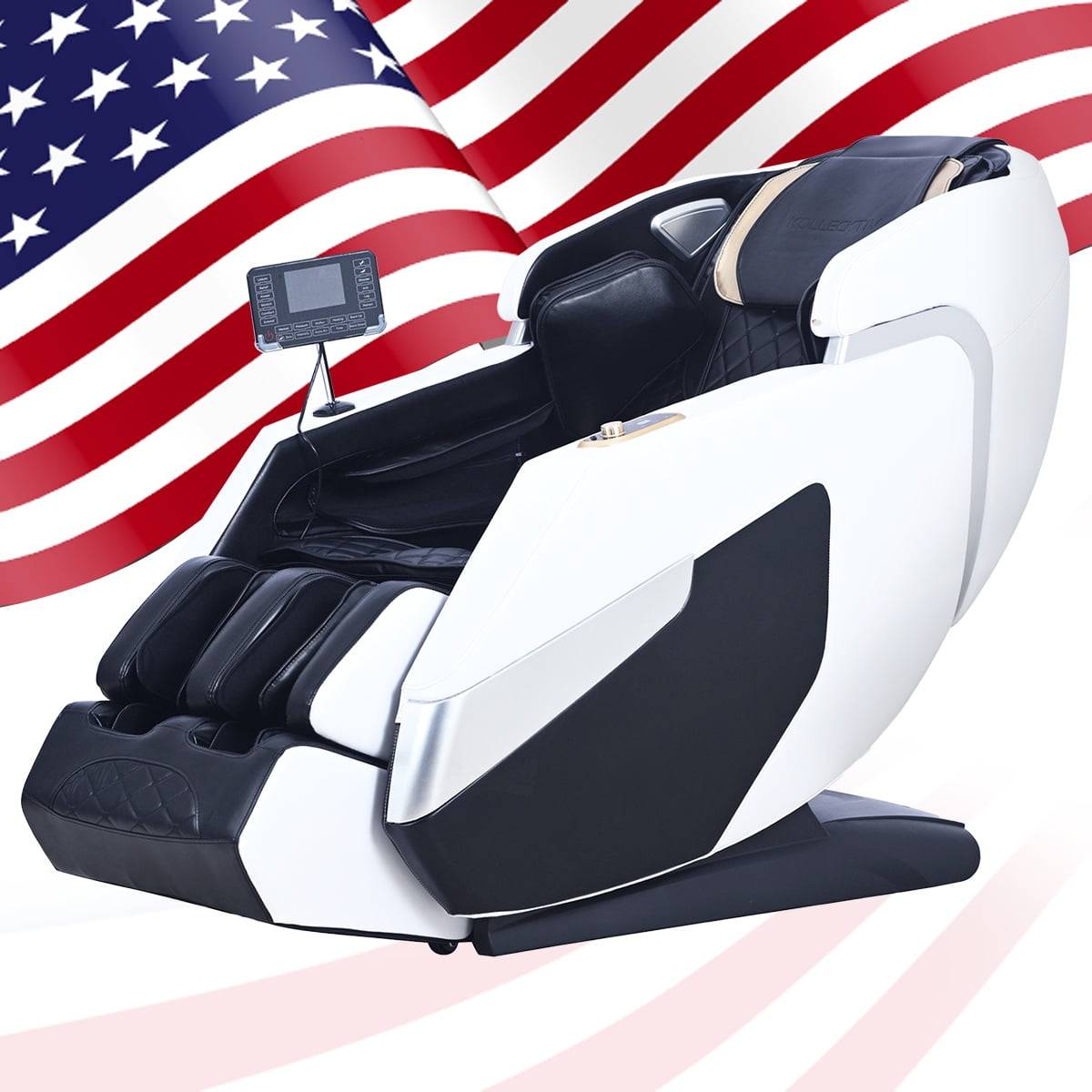 Kollecktiv 205w 4D Massage Chair Full Body SL Track - Kollecktiv