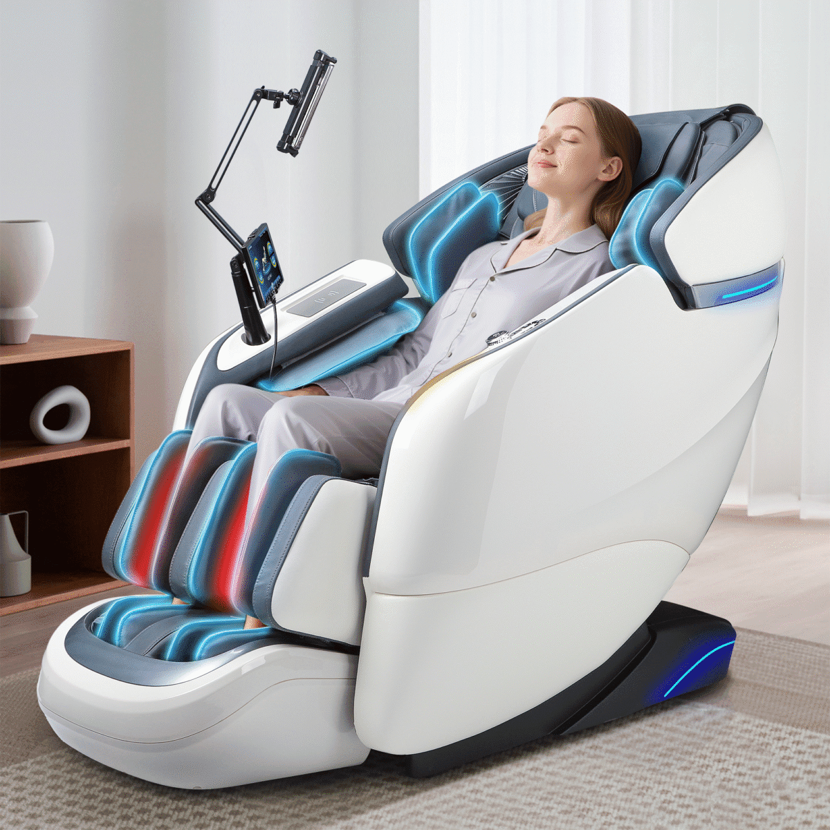 Kollecktiv G6 Massage Chair Full Body, Zero Gravity Recliner with Phone Controller and Holder - Image 1