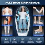 Kollecktiv G6 Massage Chair Full Body, Zero Gravity Recliner with Phone Controller and Holder - Image 3
