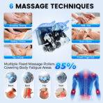 [Limited Stocks] Kollecktiv NovaV9 Full Body Massage Chair Zero Gravity Recliner with Phone Holder - Image 8