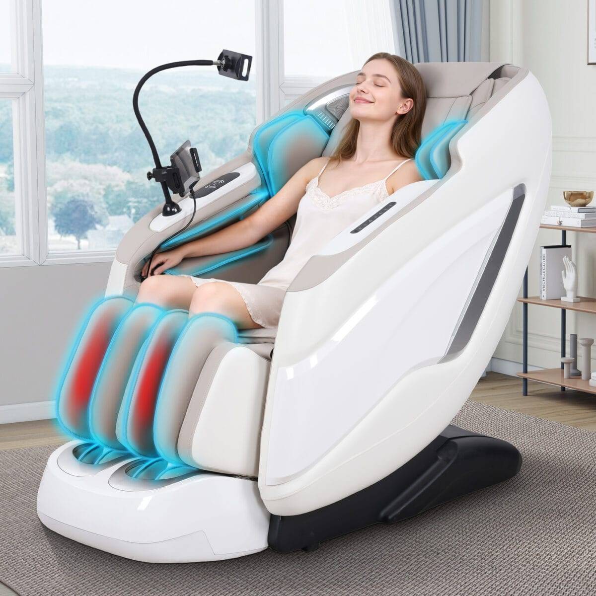 Kollecktiv G12 Full Body Massage Chair w/Smart Joystick Control, Music Synced Massage - Image 1