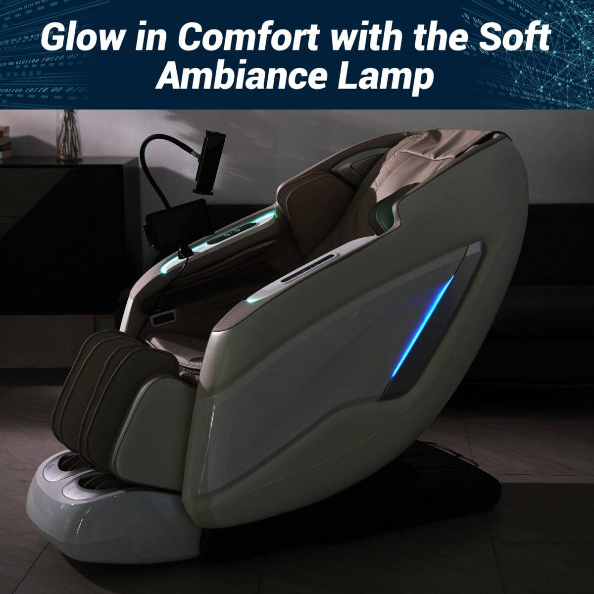 Kollecktiv G12 Full Body Massage Chair w/Smart Joystick Control, Music Synced Massage - Image 10