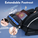 [Upgraded] Kollecktiv 101A 4D Massage Chair Full Body Zero Gravity Shiatsu Thai Stretching Black - Image 6
