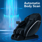 [Upgraded] Kollecktiv 101A 4D Massage Chair Full Body Zero Gravity Shiatsu Thai Stretching Black - Image 9