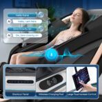 Kollecktiv G12 Full Body 4D Massage Chair Zero Gravity Recliner with Smart Joystick Control and Phone Holder, 57'' Dual-core SL Track, Music Synced Massage, Deep Yoga Stretch with Body Scan, Foot Rollers, Heating - Image 8