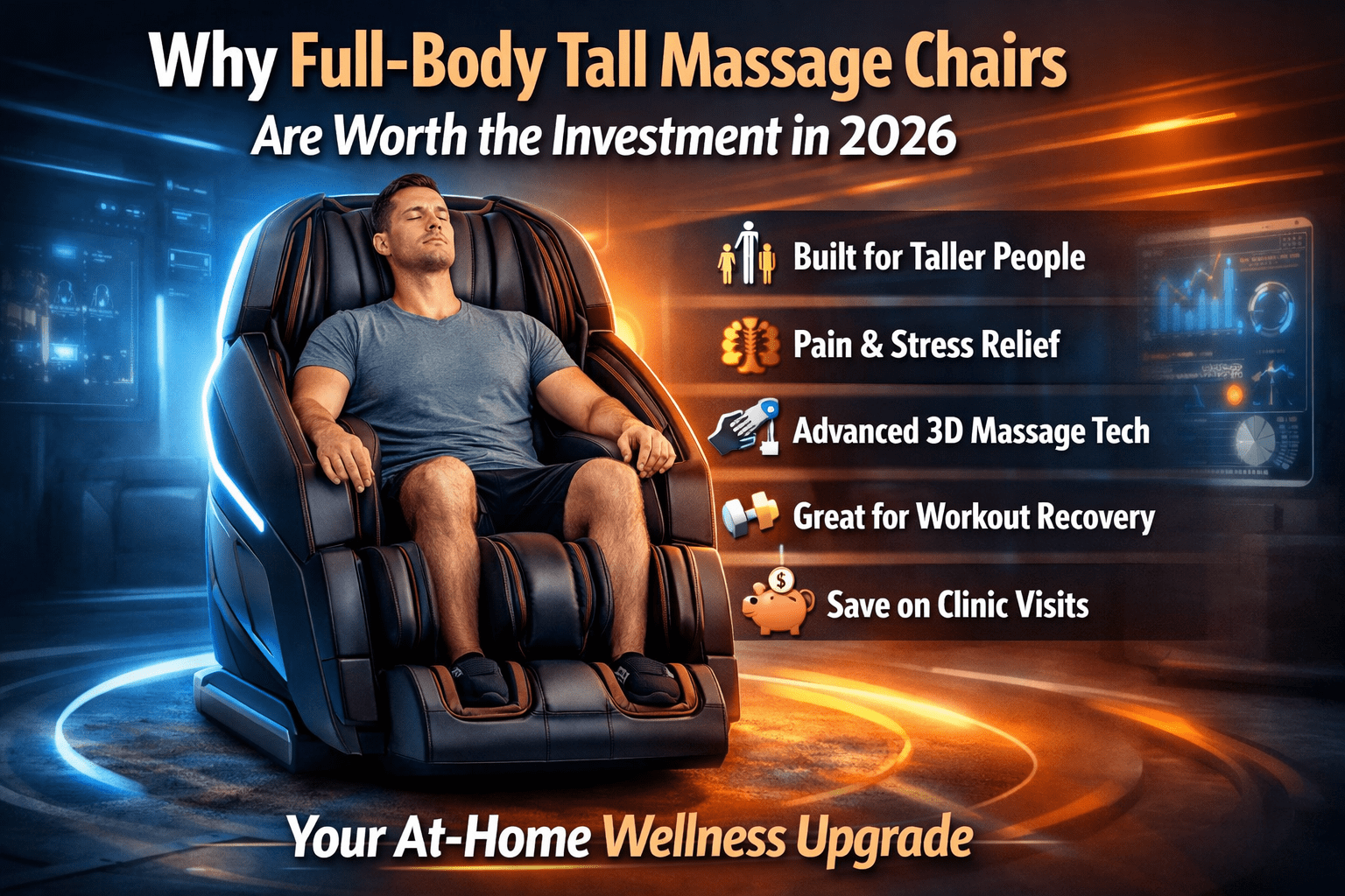 Why Full-Body Tall Massage Chairs Are Worth the Investment in 2026