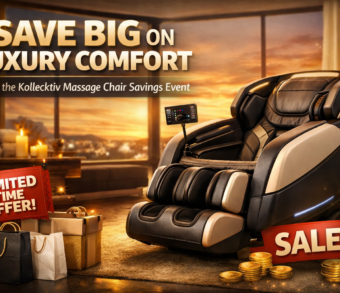 Save Big on Luxury Comfort: Inside the Kollecktiv Massage Chair Savings Event