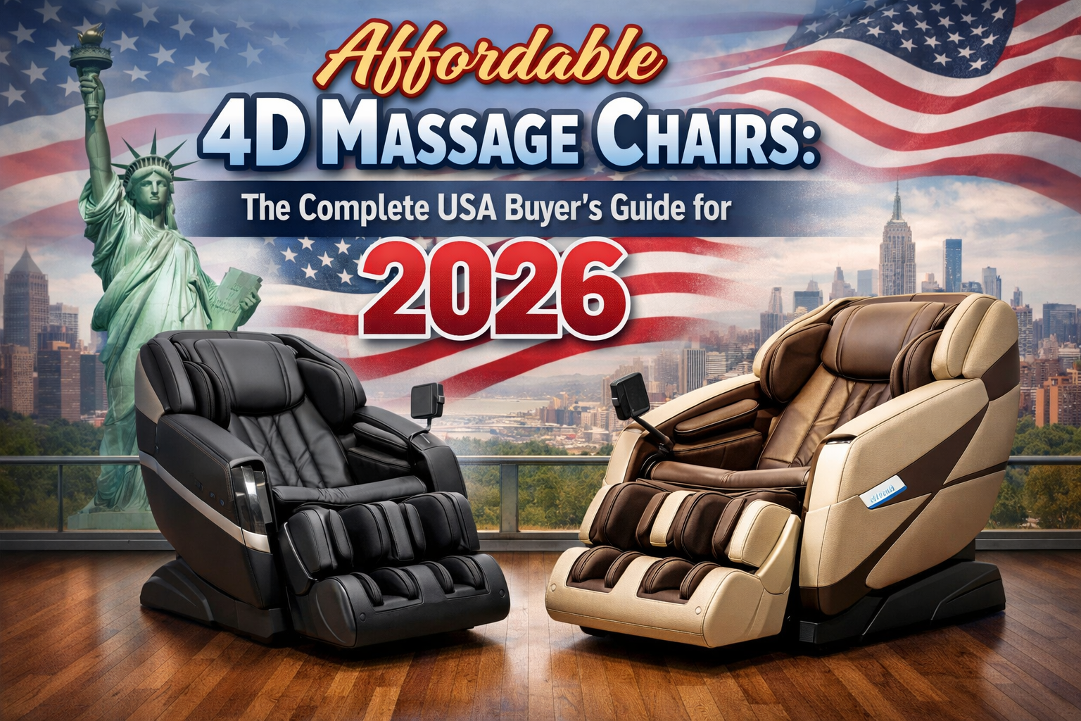 Best Affordable 4D Massage Chairs in USA 2026 | Kollecktiv Guide