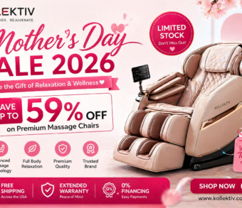 Mother's Day Massage Chair Sale 2026 | Save Up to 59% - Kollecktiv