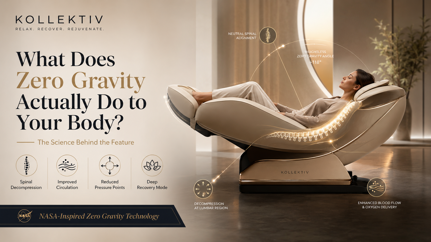Zero Gravity Massage Chair Benefits: What Science Says | Kollecktiv