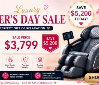 Luxury Massage Chair Sale | Kollecktiv 301 - $3,799 (Save $5,200)
