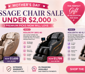 Massage Chair Under $2,000 - Mother's Day Sale 2026 | Kollecktiv