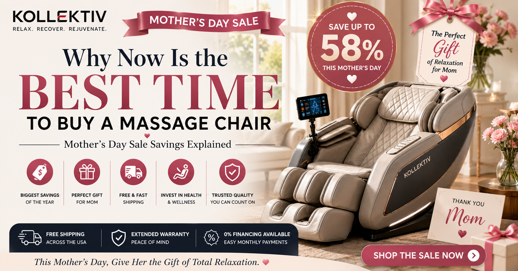 When Is the Best Time to Buy a Massage Chair? Mother's Day 2026