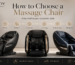 Luxury Kollecktiv massage chairs comparing key buying features including SL-track technology, 4D rollers, zero gravity recline, and heat therapy.