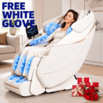 Kollecktiv 2026 G18 Ankle Rocking & Rotation Massage with 60° Foot Stretch, 4D Music Rhythm Massage Chair Full Body