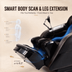 Kollecktiv 208 Dual Core 4D+4D Massage Chair Full Body Zero Gravity Recliner with Calf Rollers - Image 8