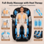 Kollecktiv 208 Dual Core 4D+4D Massage Chair Full Body Zero Gravity Recliner with Calf Rollers - Image 3