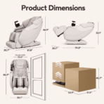Kollecktiv G18 Music Rhythm Massage Chair with Ankle Massage 60° Power Foot Stretch - Image 2