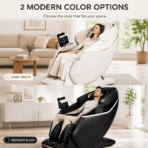 Kollecktiv 2026 G18 Ankle Rocking & Rotation Massage with 60° Foot Stretch, 4D Music Rhythm Massage Chair Full Body - Image 12