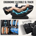 [Upgraded] Kollecktiv G18 Ankle Massage with 60° Foot Stretch, 4D Music Rhythm Massage Chair Full Body with Calf Rollers - Image 6