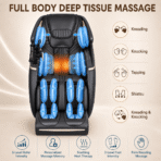 [Upgraded] Kollecktiv G18 Ankle Massage with 60° Foot Stretch, 4D Music Rhythm Massage Chair Full Body with Calf Rollers - Image 7