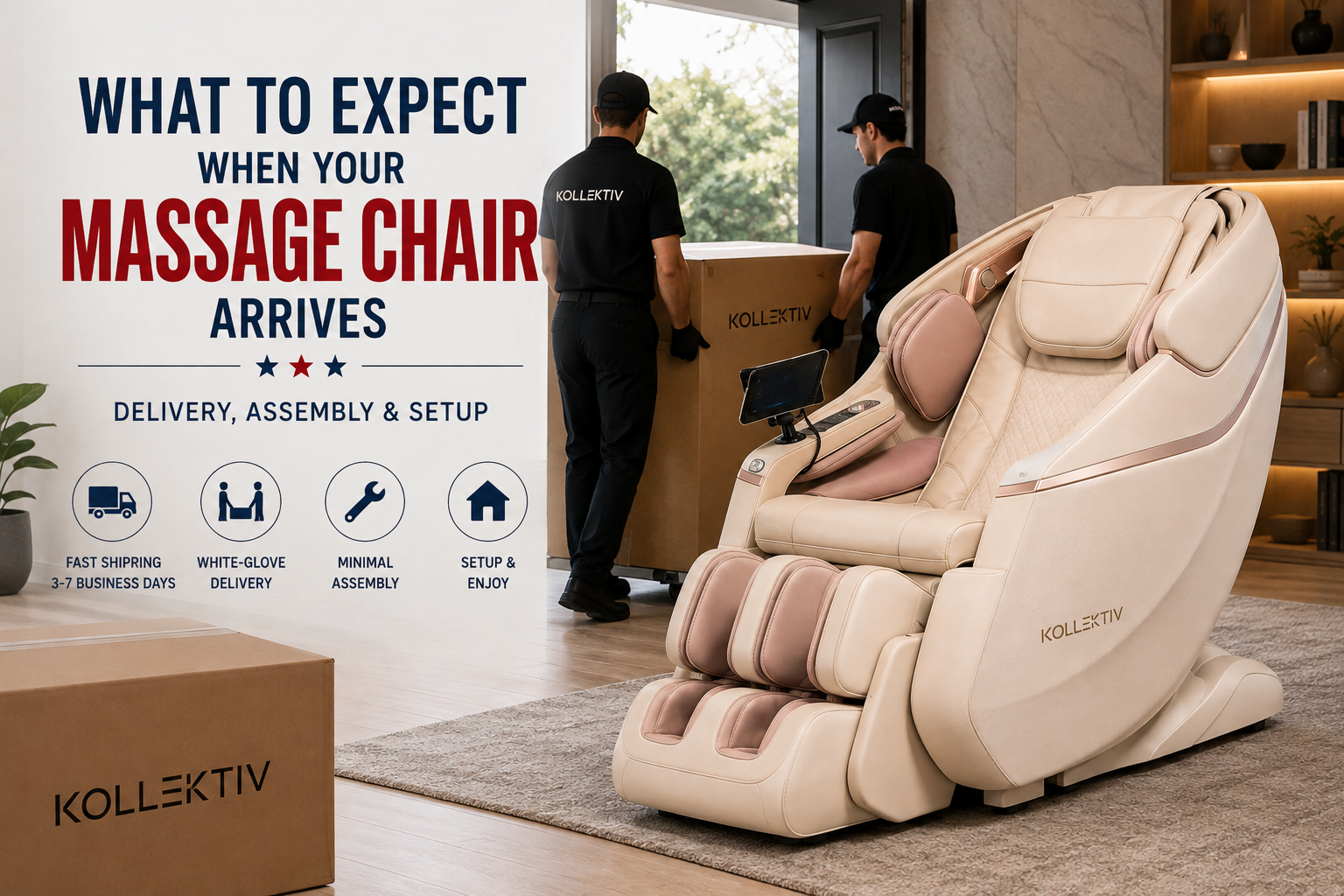 What to Expect When Your Massage Chair Arrives