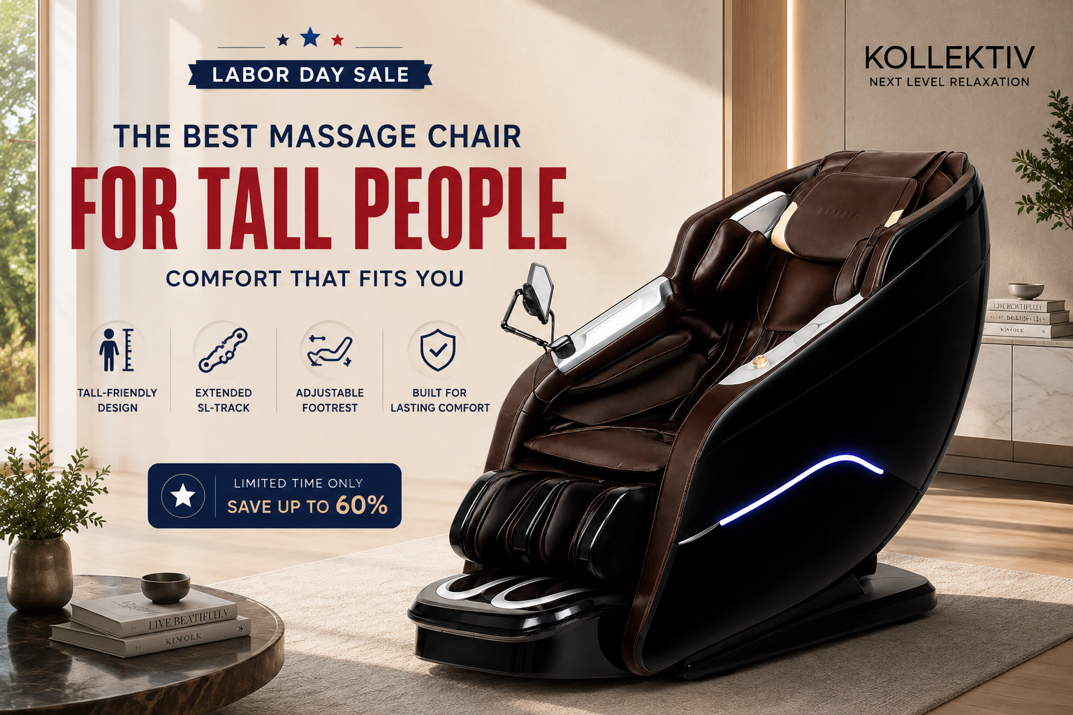 Best Massage Chair for Tall People: How to Shop the Labor Day Sale