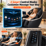 [Upgraded] Kollecktiv G18 Ankle Massage with 60° Foot Stretch, 4D Music Rhythm Massage Chair Full Body with Calf Rollers - Image 9