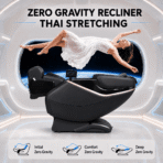 [Upgraded] Kollecktiv G18 Ankle Massage with 60° Foot Stretch, 4D Music Rhythm Massage Chair Full Body with Calf Rollers - Image 8