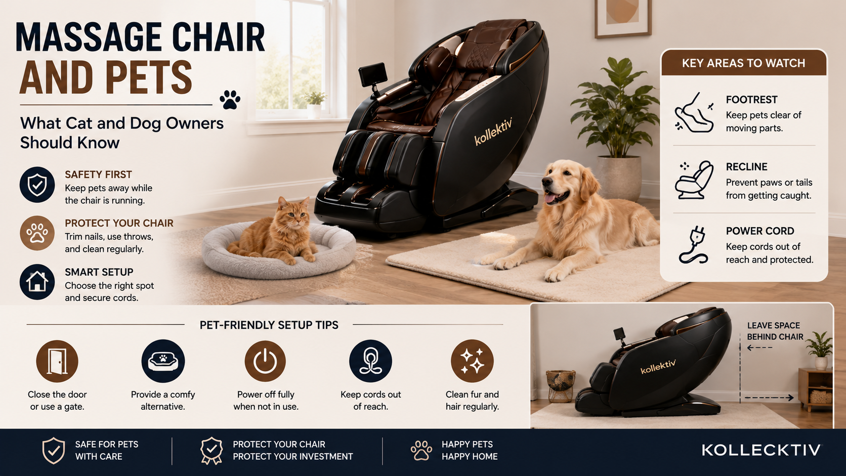 Massage Chair and Pets: What Owners Should Know