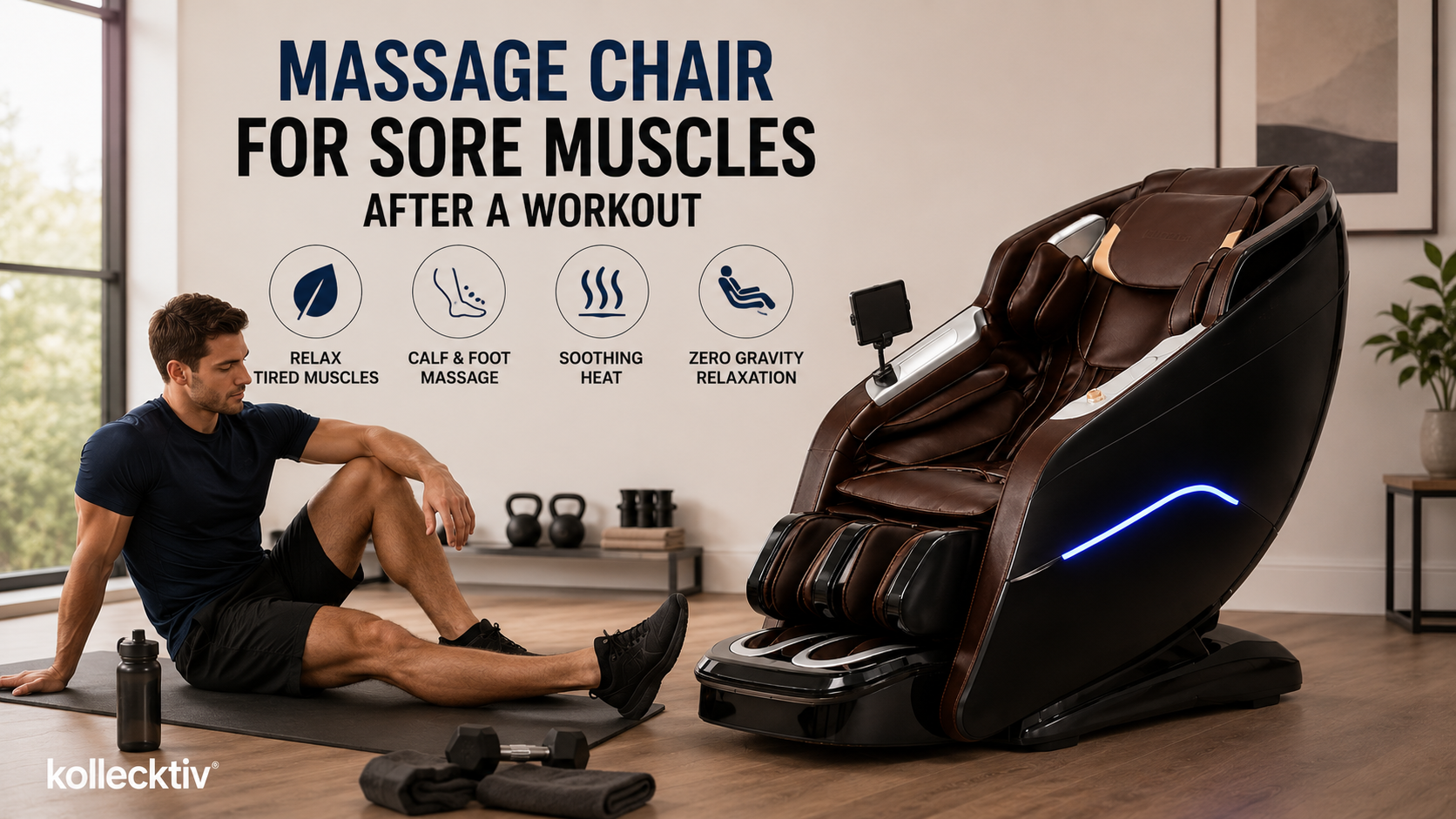 Does a Massage Chair Help Sore Muscles After a Workout?