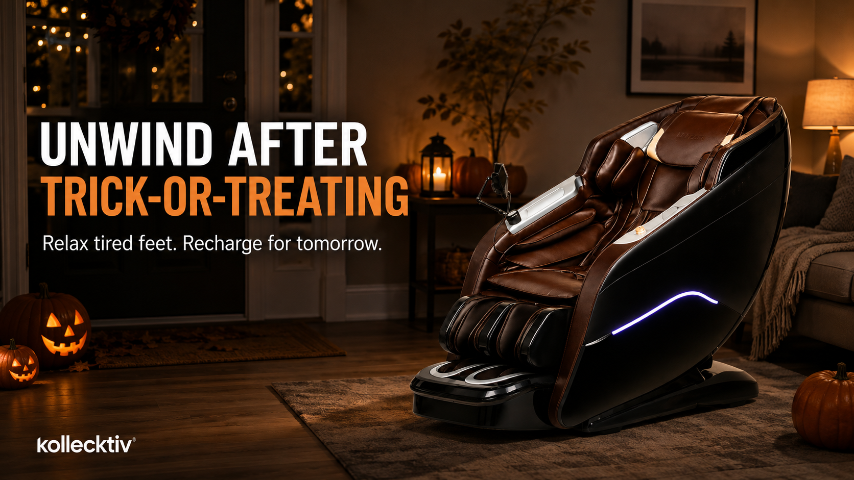How to Unwind After Trick-or-Treating With Tired Feet